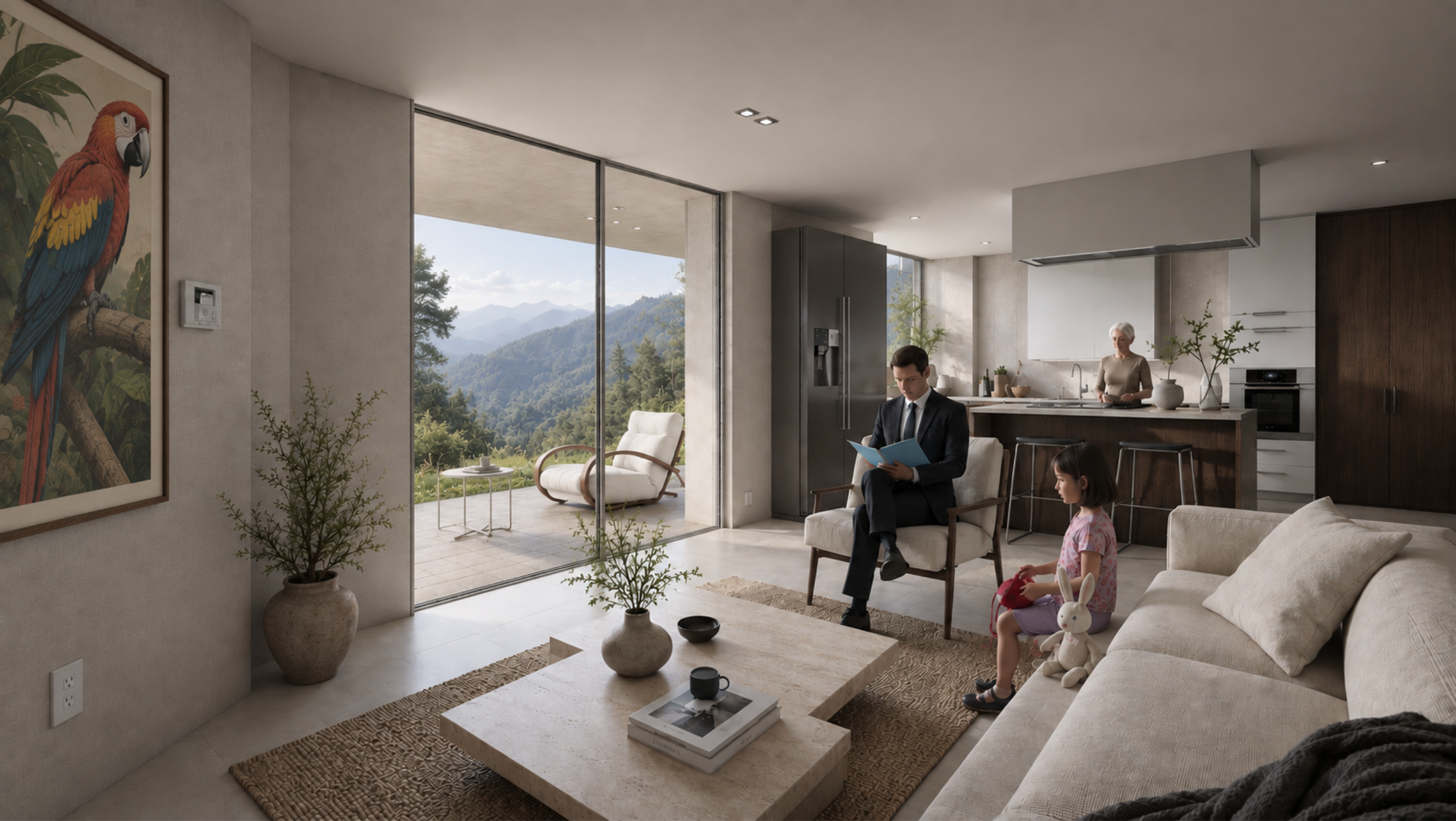 Calarca Country House hero render